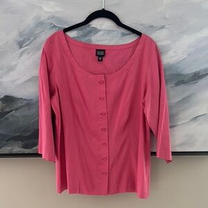 Eileen Fisher Women's Pink Top size Medium